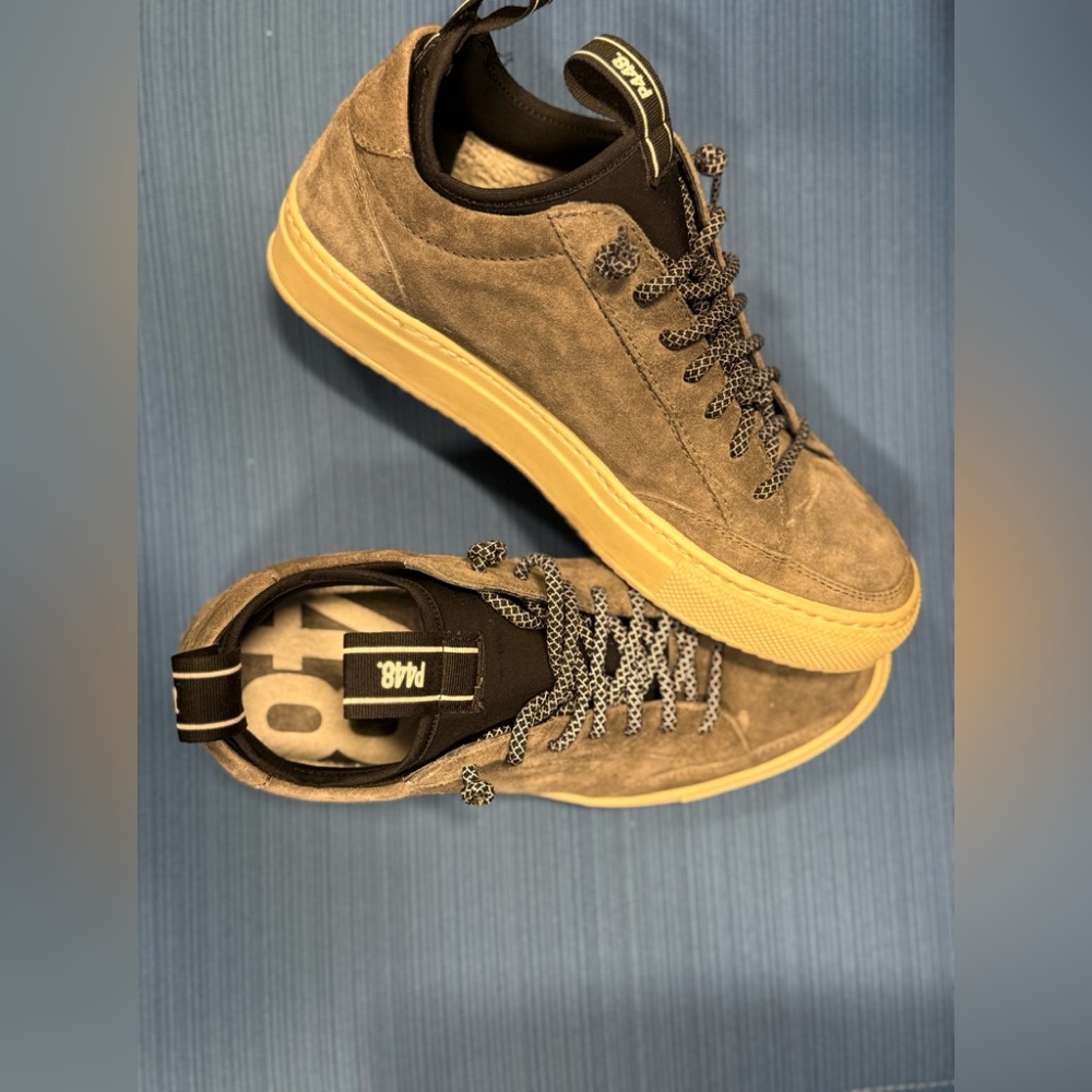 P448 Women’s Grey Suede Athletic Shoes - 38